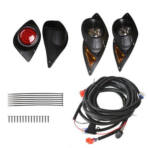 Solid Spare For Yamaha Drive G29 07+ Golf Cart LED Headlight & Tail Light Gas or Electric