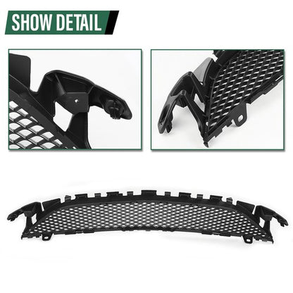 Solid Spare Front Center Bumper Grille Fit For Mercedes-Benz C300 C400 C450 AMG MB1036143