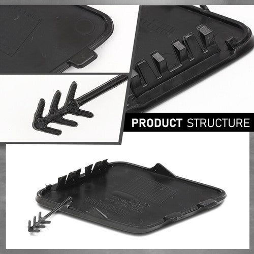 Solid Spare Fit For 2015 2016 2017 2018 Audi Q3 Quattro Front Bumper Tow Hook Eye Cover Cap