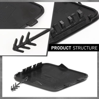 Solid Spare Fit For 2015 2016 2017 2018 Audi Q3 Quattro Front Bumper Tow Hook Eye Cover Cap