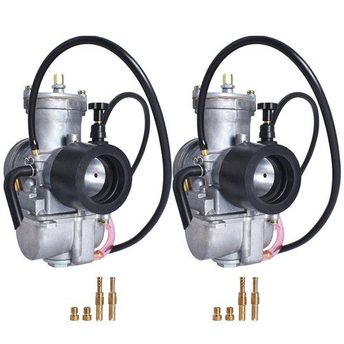 Solid Spare Fit For Yamaha Banshee 34MM 34 Mil Larger Carbs PWK - One Pair 2 X Carburetors