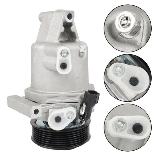 Solid Spare A/C Compressor & Clutch 926001HC2B 926001KC5A For Nissan Tiida 2016 17-18 1.6L