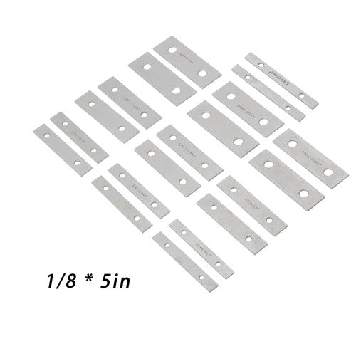 Solid Spare 1 Pair Of 1-2-3 Blocks AND 1/8 X 5" 10 Pair Of Precision Parallel Set