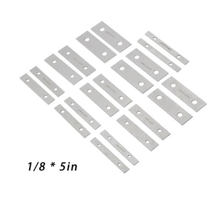 Solid Spare 1 Pair Of 1-2-3 Blocks AND 1/8 X 5" 10 Pair Of Precision Parallel Set