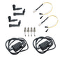 Solid Spare For Yamaha XJ650 1980-83 XJ650L 81-83 XJ650R 82 Ignition Coil Spark Plug & Caps
