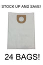Solid Spare (24) HEPA Bags for Hoover Windtunnel, Cloth Type Y, 43655082 AH10040 4010801Y