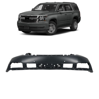 Solid Spare Plastic Front Bumper Cover With Sensors Holes Fit For Chevrolet Tahoe 2015-2020