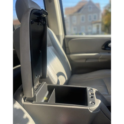 Solid Spare Center Console Armrest Cover Lid Kit FOR 2002-2009 GMC Envoy Chevy Trailblazer