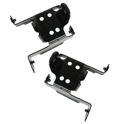 Solid Spare LH&RH 2 Pc Front Bumper Bracket Black Fit For 2011-2014 GMC Sierra 2500/3500 HD