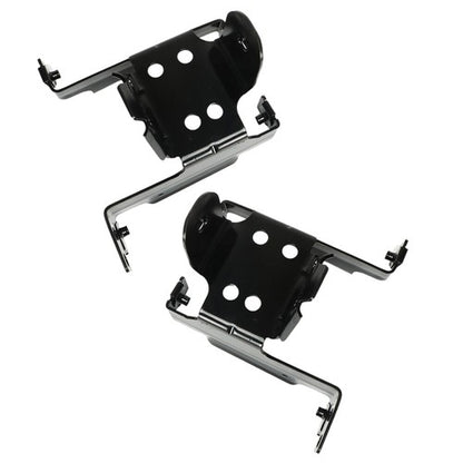 Solid Spare LH&RH 2 Pc Front Bumper Bracket Black Fit For 2011-2014 GMC Sierra 2500/3500 HD
