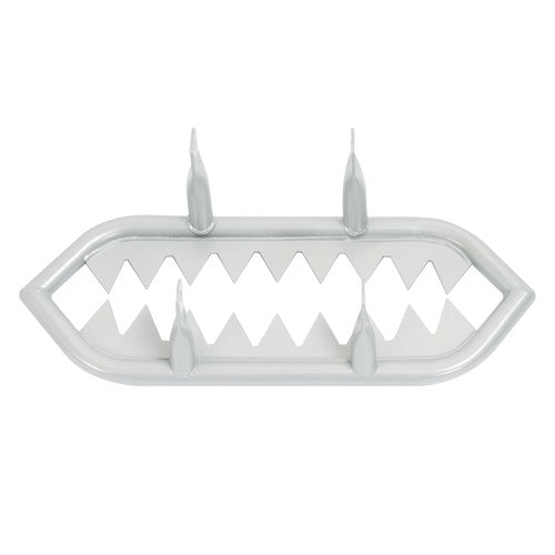 Solid Spare For Yamaha Banshee YFZ 350 (1987-2006) Silvery Powder-Coated Front Bumper Steel