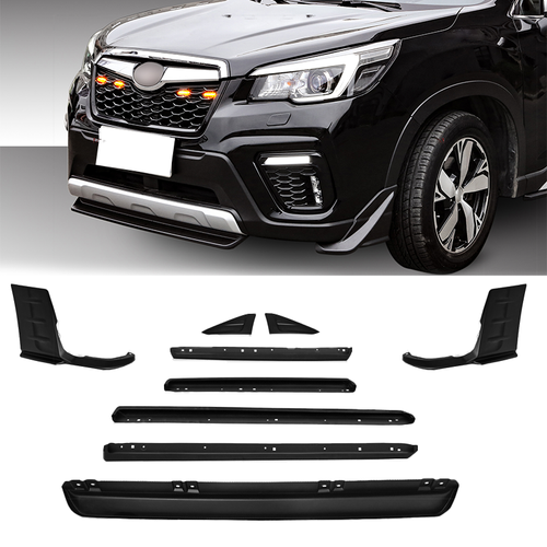 For 2019 2020 21 22 Subaru Forester SK STI Style Body Kit Side Spoiler Splitter