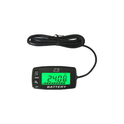 24V Battery Indicator Meter: Works with Lead-Acid, GEL, AGM, Lithium Batteries