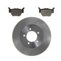 Solid Spare Rear Disc Brake Rotor & Semi-Metallic Pads fits Honda Rincon 650 4x4 2003-2005