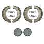 Solid Spare Front Brake Shoes & Rear Brake Pads for Yamaha Moto-4 250 1989 1990 1991 YFM250