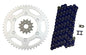 Solid Spare Blue 520x114 Drive Chain & 13/48 Sprockets for Kawasaki KX250 1999 2000 2001