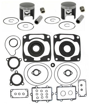 2 SPI Pistons Bearings & Full Gasket Kit for Arctic Cat ZR800 ZL800 Mountain Cat