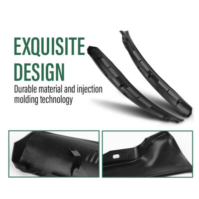 Solid Spare Fit For 1995-2003 Mercedes Benz W210 E-Class Windshield Wiper Cowl Screen Cover