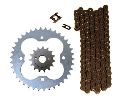 Solid Spare Natural 520x94 O-Ring Drive Chain & 14/38 Sprockets for Honda TRX400EX 1999-2004