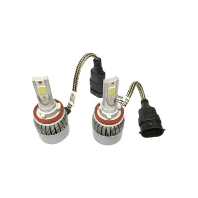 For 07-16 Chevy Tahoe 72W 7600LM COB LED Headlight Conversion Kit Bulb Beam H11