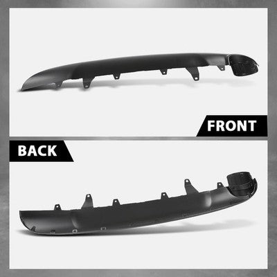 Solid Spare Valance Fit For 2016-2018 Toyota RAV4 Bumper Guard Plastic Textured Rear Lower