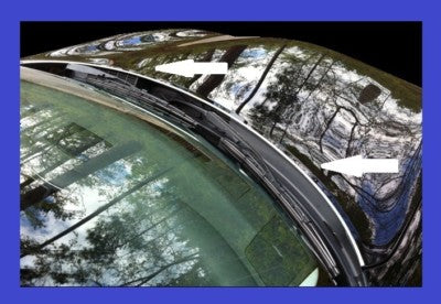 UNIVERSAL MIRROR CHROME HOOD TRIM LIP EDGE MOLDING - Chrome Package Accent