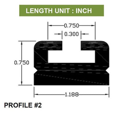 Solid Spare Pair of SPI Black Slide Rail Wearstrips for Arctic Cat, for Yamaha 56" Profile 2