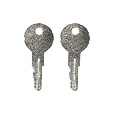 Solid Spare (2) Ignition Key For Ford New Holland Yale Lull Skid Steer Forklift 556 642628