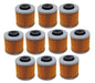 Solid Spare 10 Pack Oil Filters for Yamaha Grizzly 600 4x4 YFM600FW & Raptor 700 YFM700R