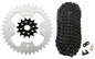 Solid Spare Black 520x98 Drive Chain & 14/38 Sprockets for Polaris Outlaw 525 S 2008-2010