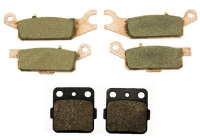 Solid Spare Front & Rear Severe Duty Brake Pads for Yamaha Raptor 250 fits 2008-2013 YFM250R