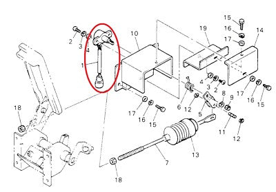 Throttle Sensor Assembly For Yamaha G14-G16 Golf Carts 95-02 # JN4-85885-01-00