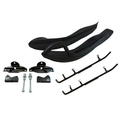 Solid Spare EXO-S Touring Skis, Mount Kit & 4" Carbides for Polaris fits many 2010-2017