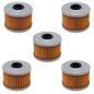 Solid Spare 5 Pack Oil Filters for Honda Rancher 350 & 420 TRX300EX TRX400EX Foreman 450 500
