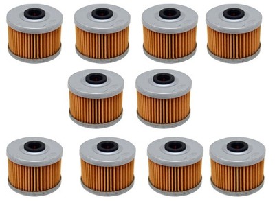 Solid Spare 10 Pack Oil Filters for Honda Rancher 350 420 TRX300EX TRX400EX Foreman 450 500
