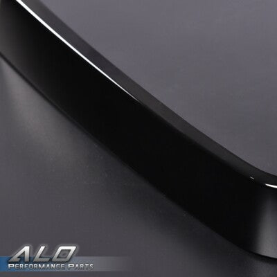 Solid Spare Fit For 2003-2007 Chevrolet Silverado Grille Molding Panel Filler Trim Black Set
