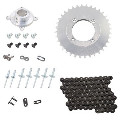 Solid Spare SPI Quick Change Drive Hub, Chain & 36T Sprocket Kit for Polaris 120 2000-2013