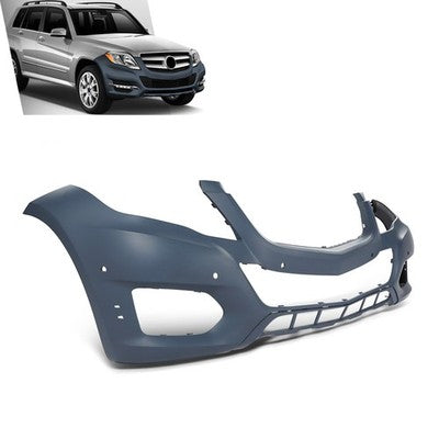 Solid Spare Fit For 2013 2014 2015 Mercedes-Benz GLK350 GLK250 Front Bumper Cover Fascia