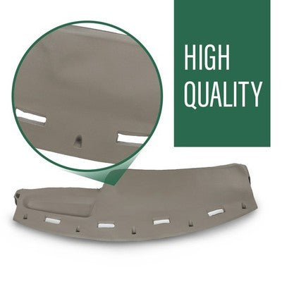 Solid Spare Fit For 1994-1997 Dodge Ram 1500 2500 3500 TPE Dash Cover Cap Dashboard Overlay