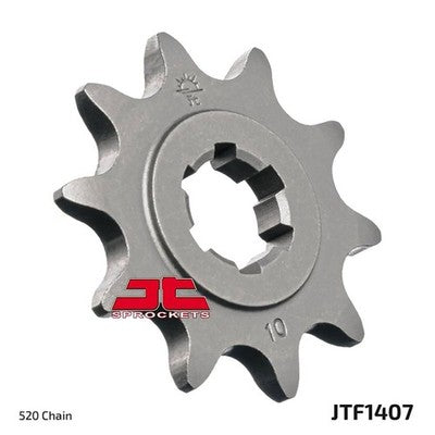 JT Sprockets 10 Tooth Front Sprocket for Kawasaki KFX80, for Suzuki Quadsport 80