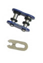 Factory Spec Brand X-Ring Master Link - Blue - 525 Pitch Chain - Clip Style