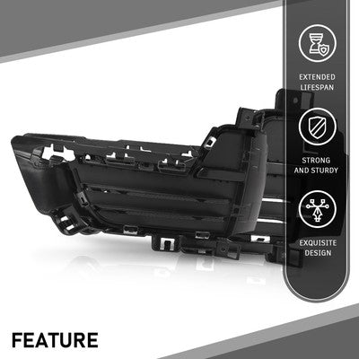 Solid Spare Fit For 2014-2018 BMW X5 F15 Front Bumper Lower Mesh Grille Grill Left Side