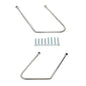 Solid Spare Raider Chrome Saddlebag Supports for Harley-Davidson Softail fits 1984-1999 FXST