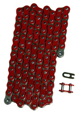 Solid Spare Red 520x118 Non O-Ring Drive Chain ATV Motorcycle MX 520 Pitch 118 Links