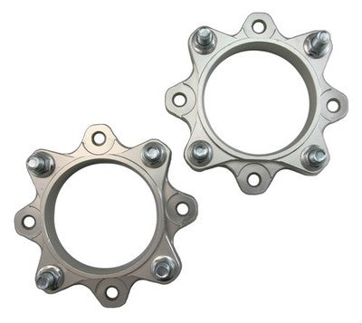 Solid Spare 2x1" ATV Wheel Spacers - 2" Total Spacing - 4/115 Bolt Pattern - Metric Thread