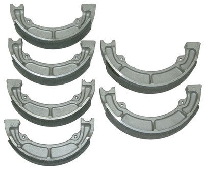 Solid Spare Front & Rear Brake Shoes fits Kawasaki Bayou 220 Bayou 250 & 1986-1988 Bayou 185