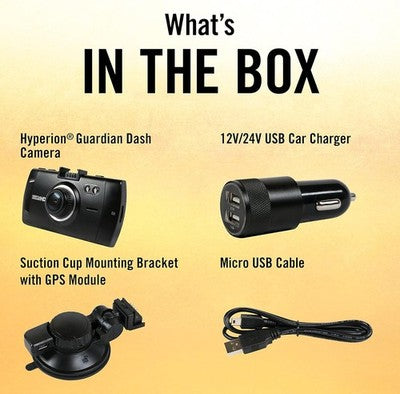 Solid Spare Hyperion ROAD GUARDIAN Automotive Dash Camera - Car Truck Dash Cam