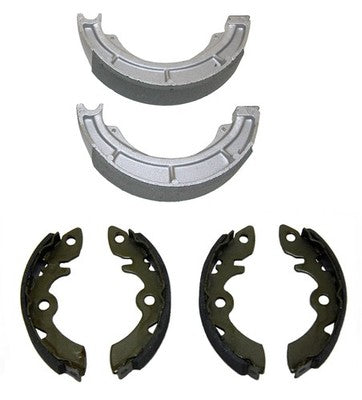 Solid Spare Front & Rear Brake Shoes for Suzuki QuadRunner 250 2x4 fits 1985-1986 LT250EF