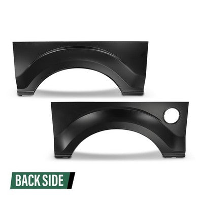 Solid Spare Rear Wheel Arch Quarter Panel Fits 2009-2014 Ford F-150 F150 W/O Molding Holes