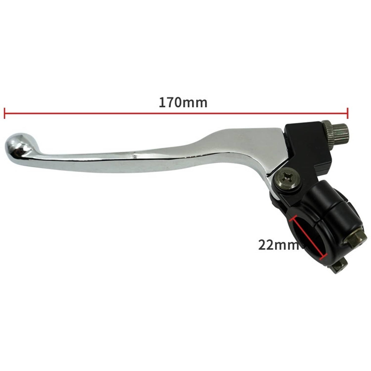 Solidspare 7/8" 22mm Left Clutch Perch Brake handlebar Lever for Honda CRF XR 80 100 CRF80